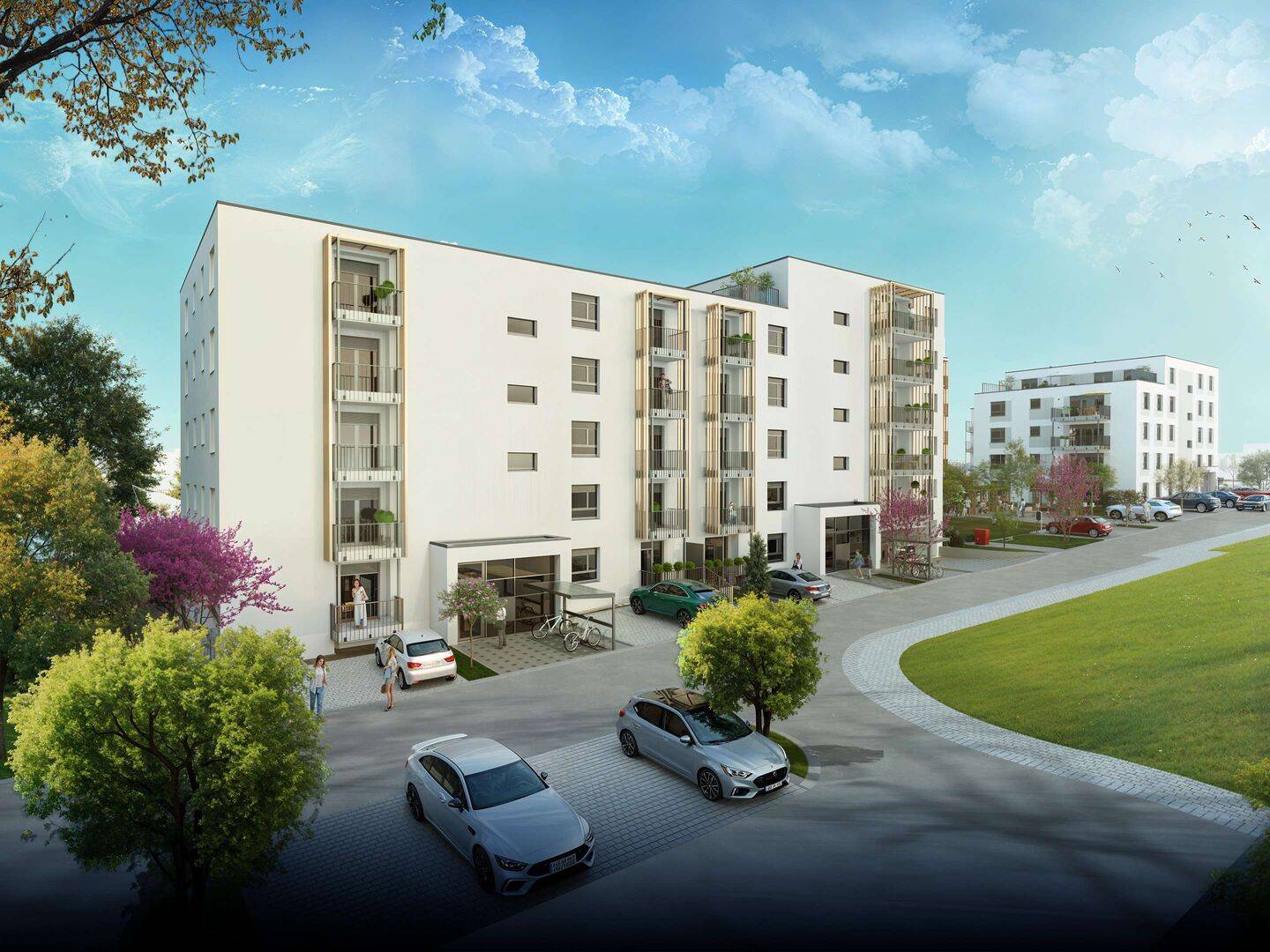 Hochwertige 3-Zimmer-Neubauwohnung – grün & stadtnah wohnen, 85435 Erding
