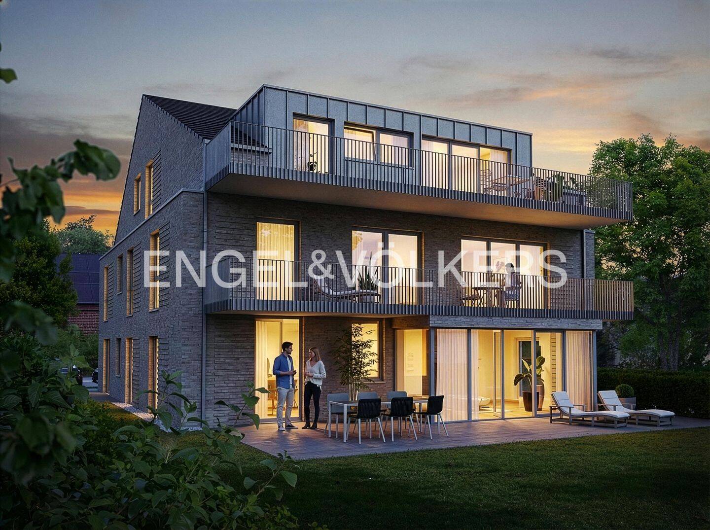 Neubau-Dachgeschosswohnung in Münster-Hiltrup, 48165 Münster (Amelsbüren Angelmodde Berg Fidel Hiltrup)
