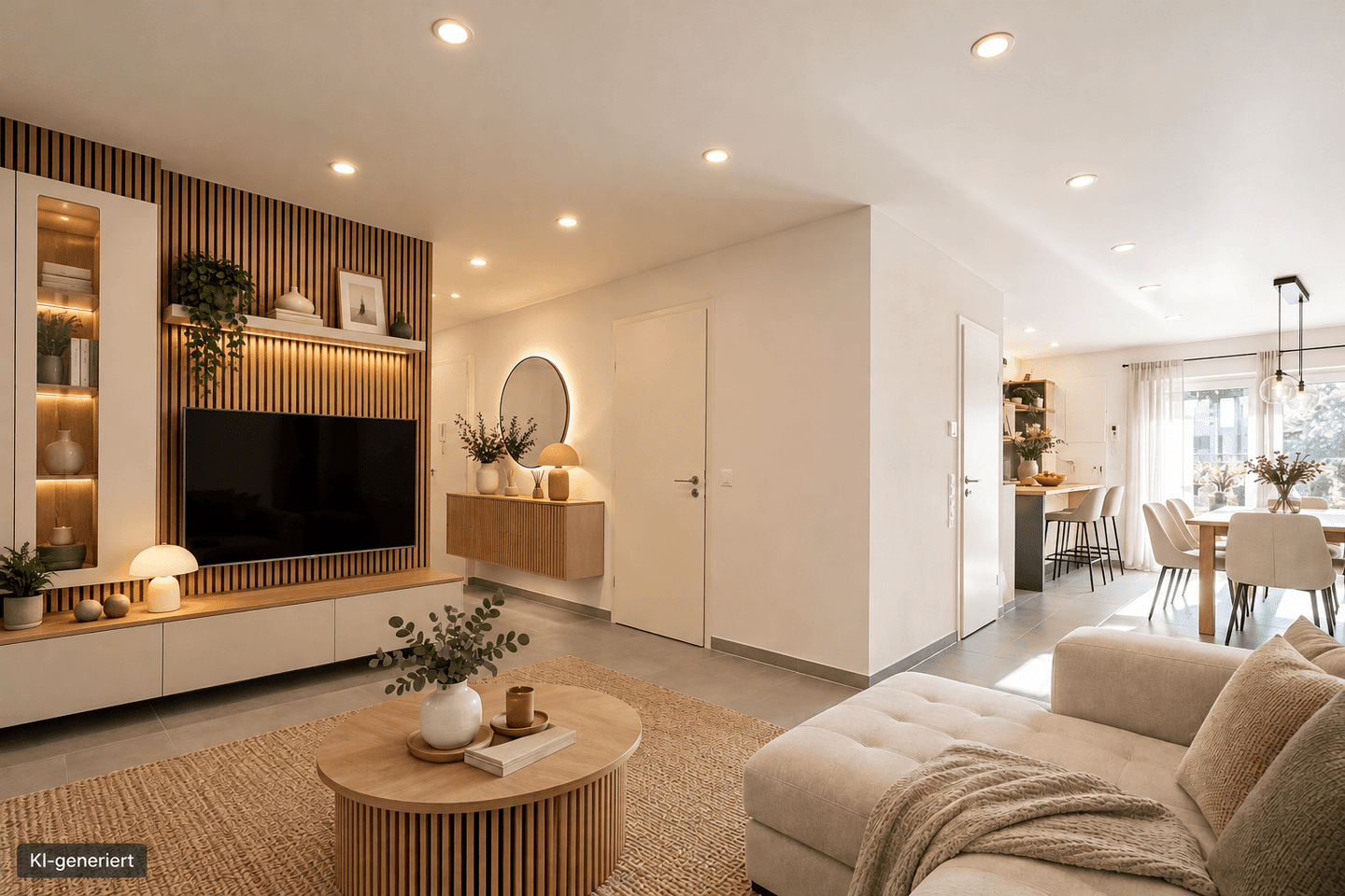 A+ und eigene PV-Anlage: 4-Zimmer-Terrassenwohnung mit kleinem Garten und Garage, 75305 Neuenbürg