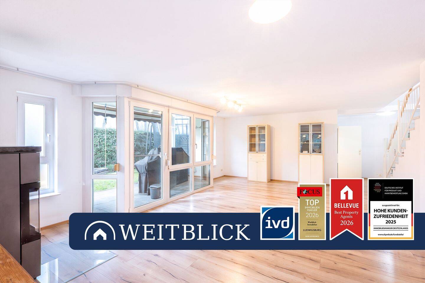 WEITBLICK: Maisonette mit Gartenglück!, 70825 Korntal-Münchingen