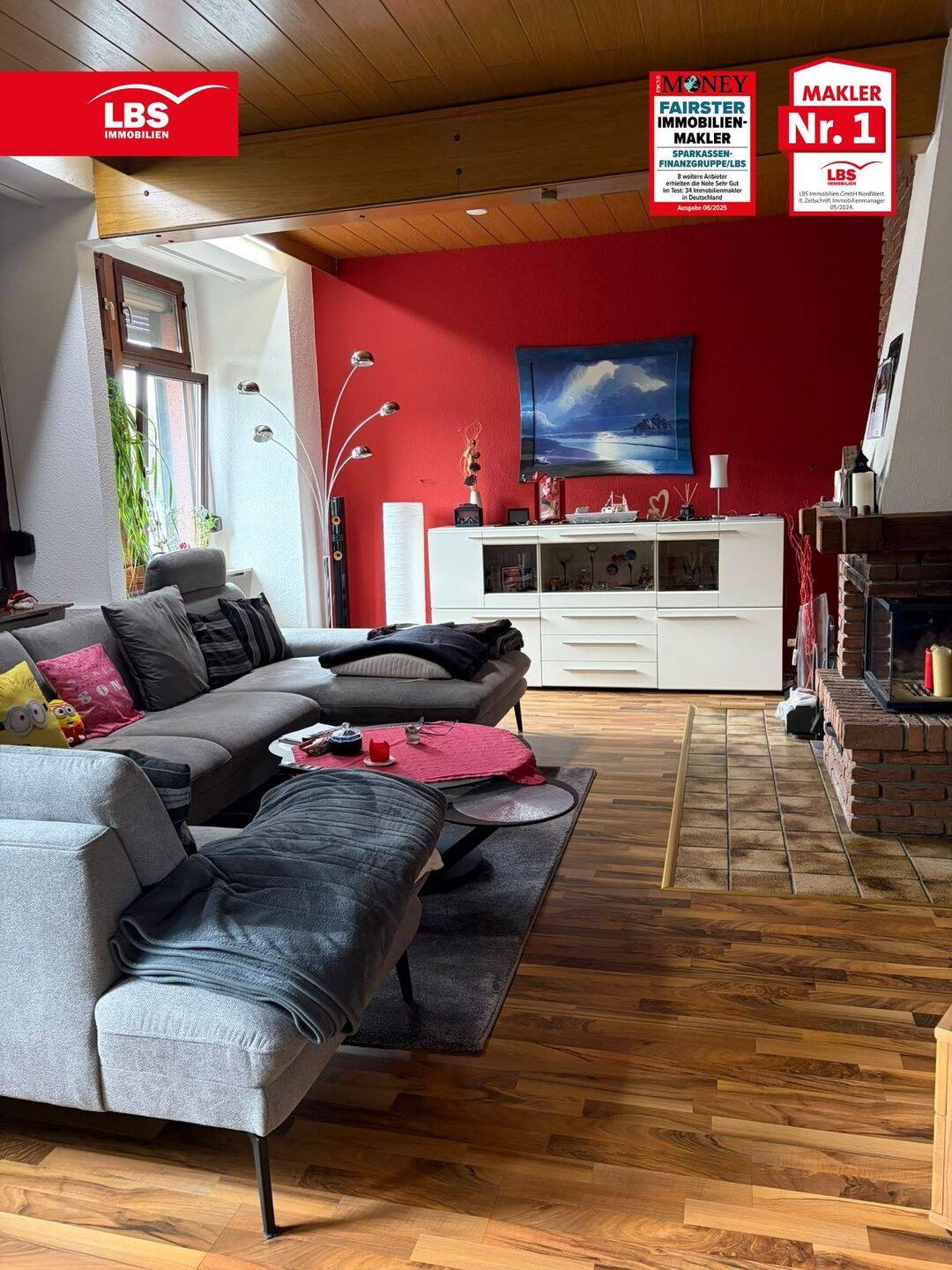 Großzügige Maisonettewohnung mit Garten, Balkon, Kamin & Sauna in Schüren, 44269 Dortmund (Benninghofen Berghofen Schüren)