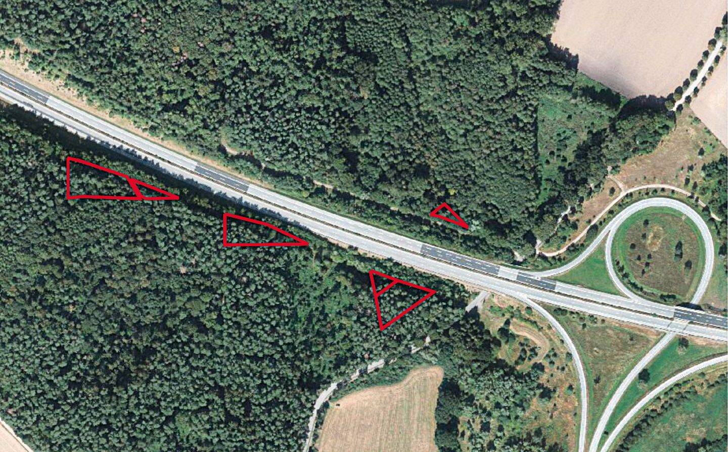 Waldflächen in 23992 Zurow, an der A 20, 23992 Zurow