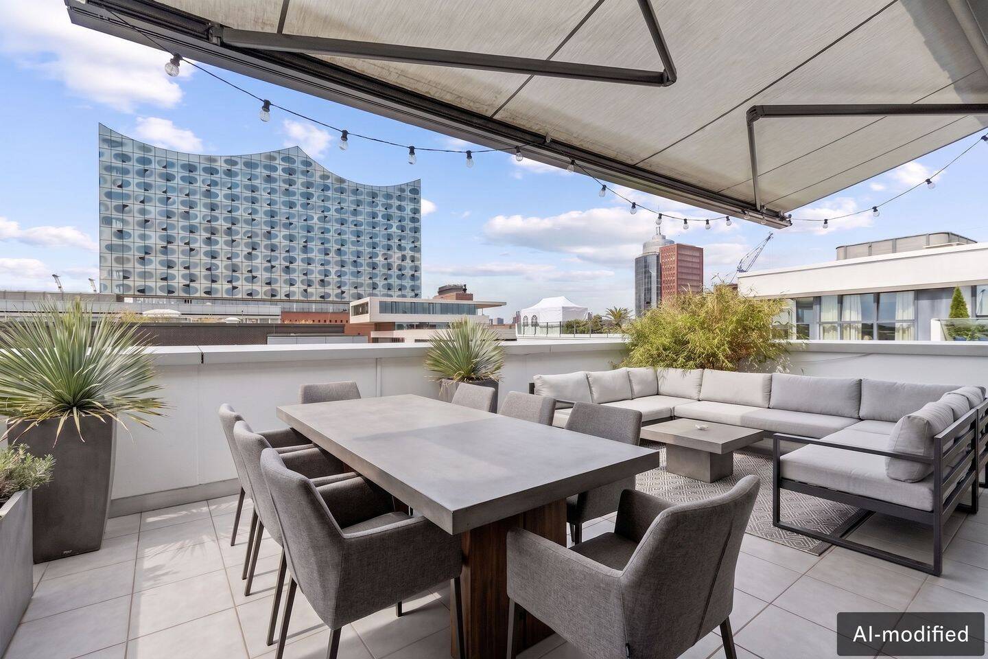 Penthouse-Residenz mit Blick auf Elbe & Elbphilharmonie, 20457 Hamburg (Mitte)