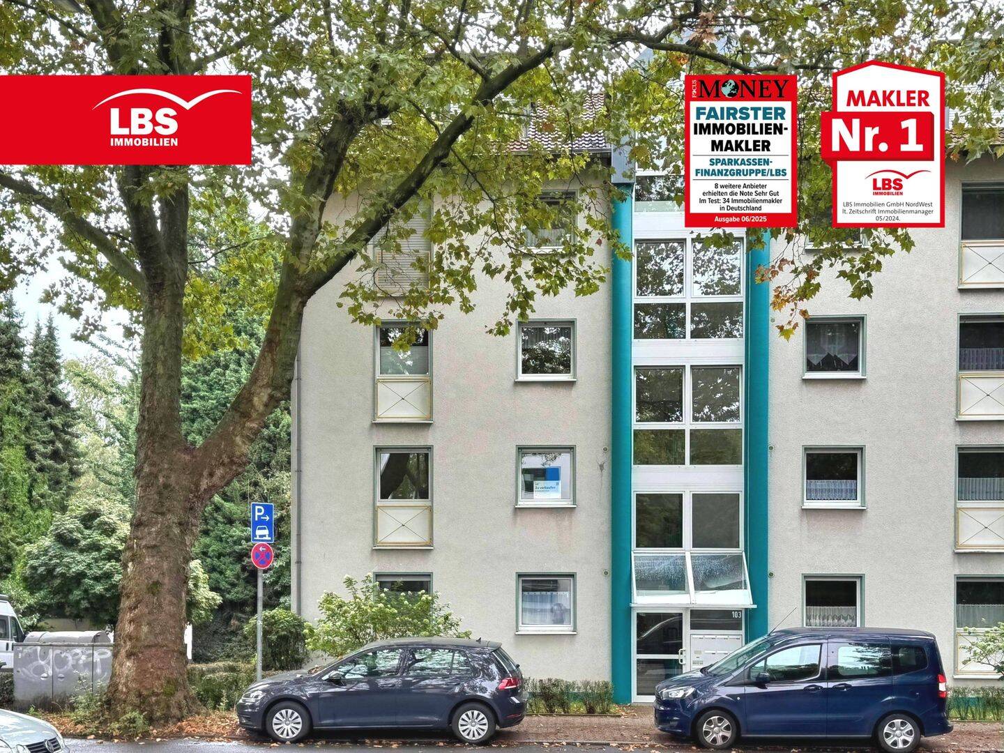 Gepflegte ETW mit Balkon, Garage in ruhiger Straßenlage in Rotthausen, 45884 Gelsenkirchen (Rotthausen)