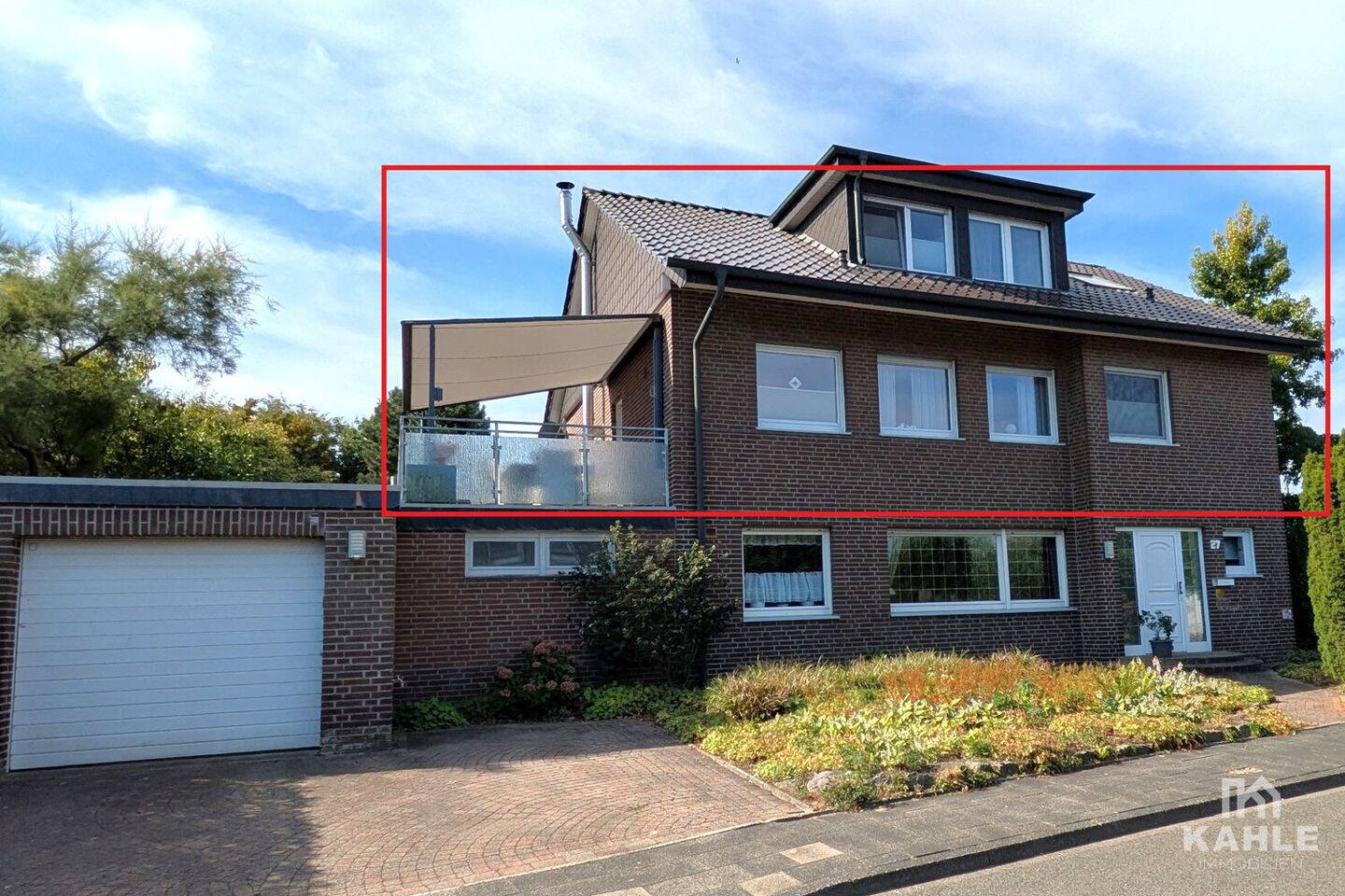 Mietobjekt: Nur 7 Zugminuten bis Münster! 4-Zi.-Wohnung mit Dachterrasse in Westbevern-Vadrup, 48291 Telgte