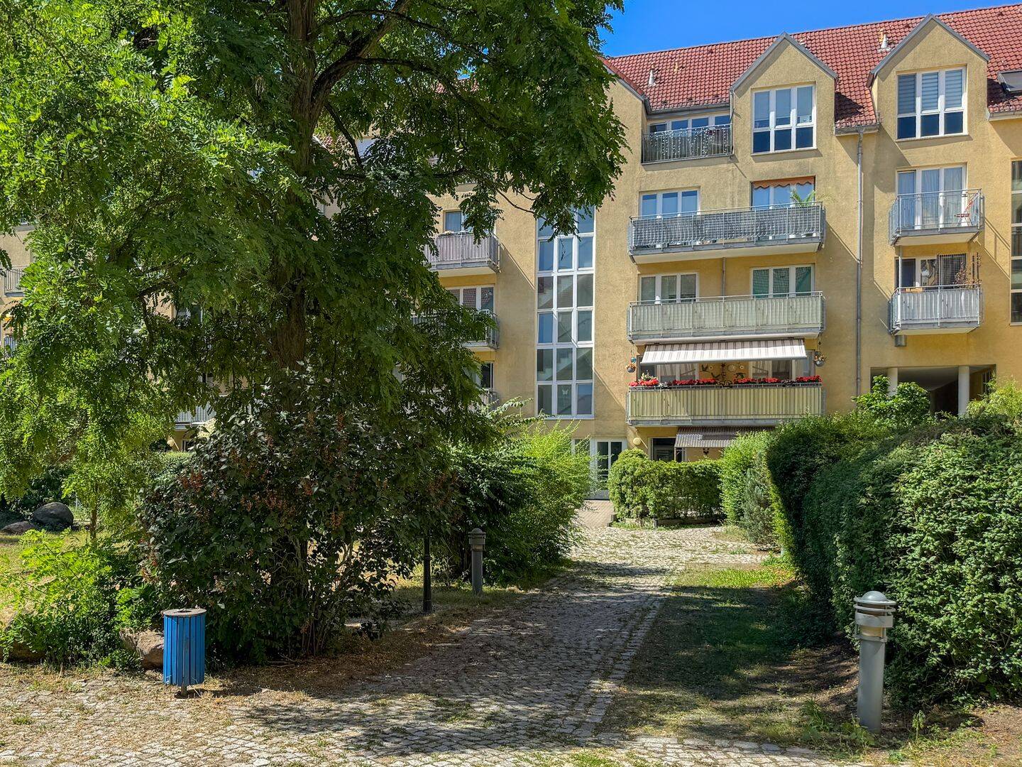 Garten, Wintergarten, Wasserlage – Attraktive 3-Zimmer-Wohnung in Teltow, 14513 Teltow