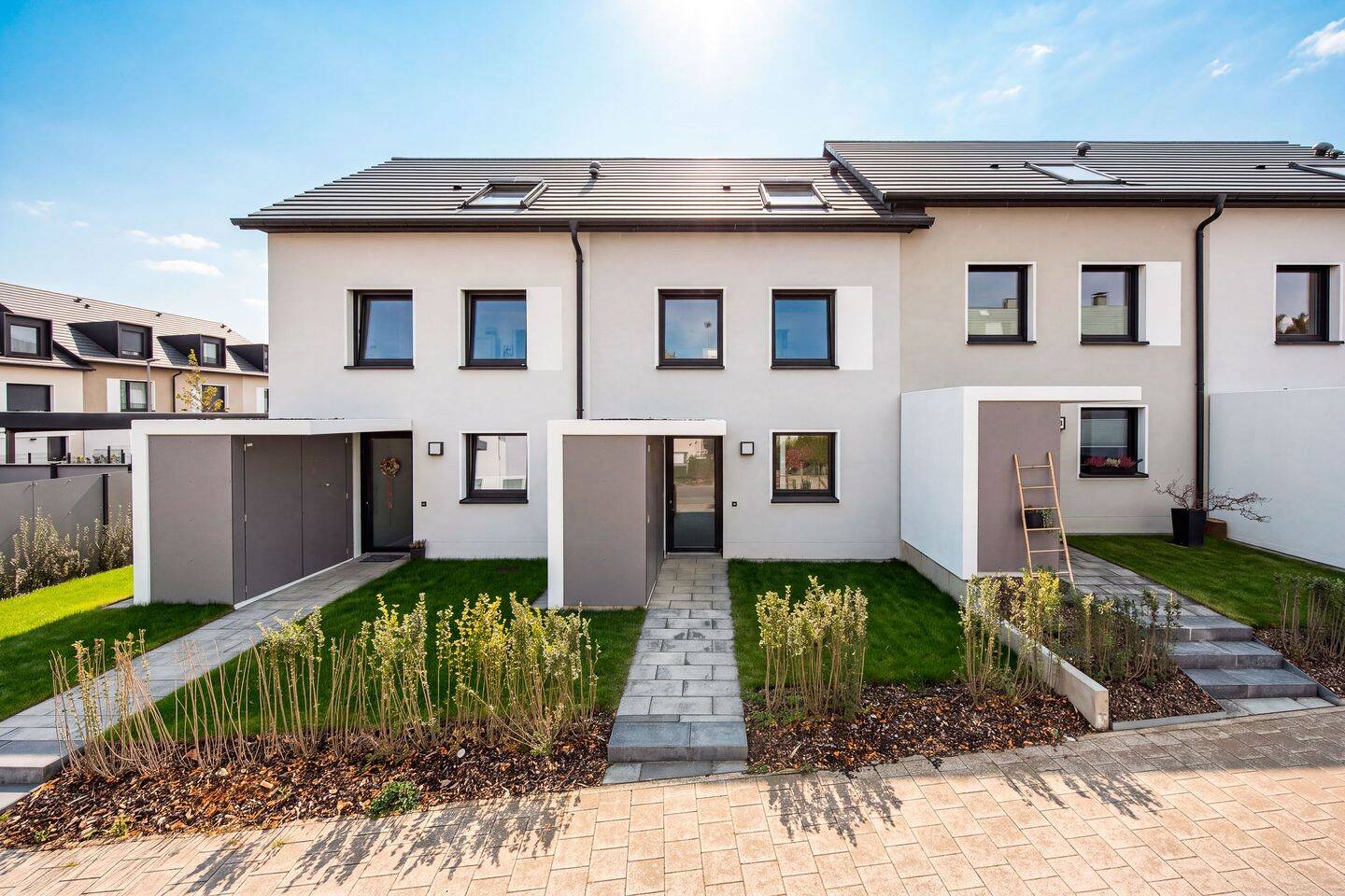 Modernes Reihenhaus im Blumenviertel von Stein ein Zuhause für die ganze Familie zur Miete, 90547 Stein