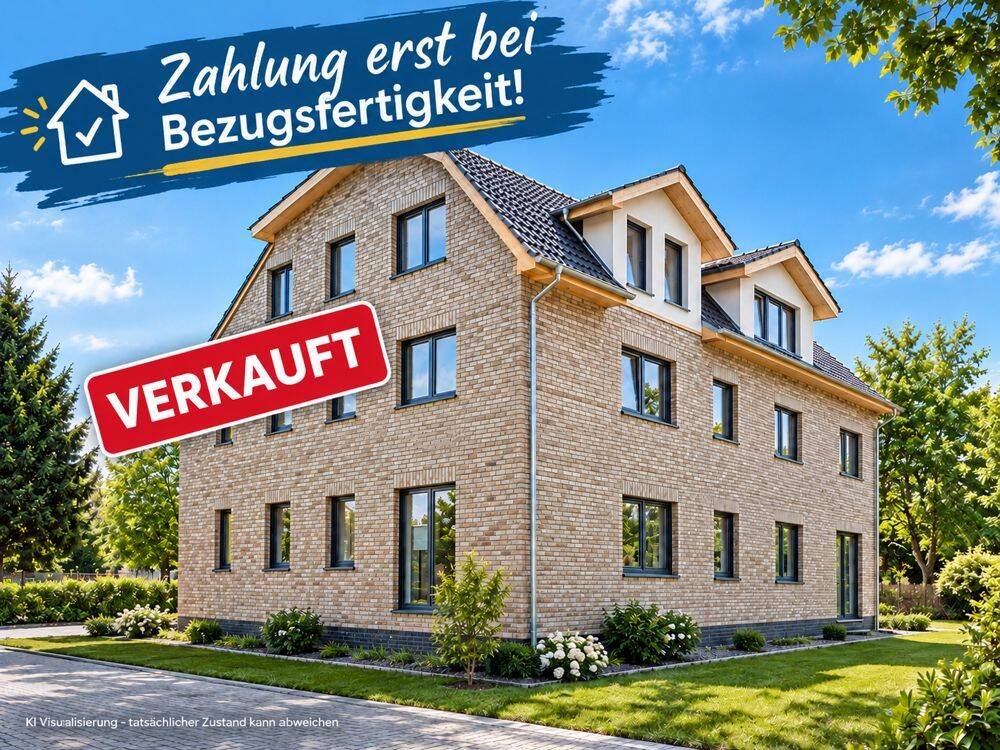 Kompakt & clever geplant – 2 ZKB-Neubauwohnung mit effizientem Grundriss in Brake, 26919 Brake (Unterweser)