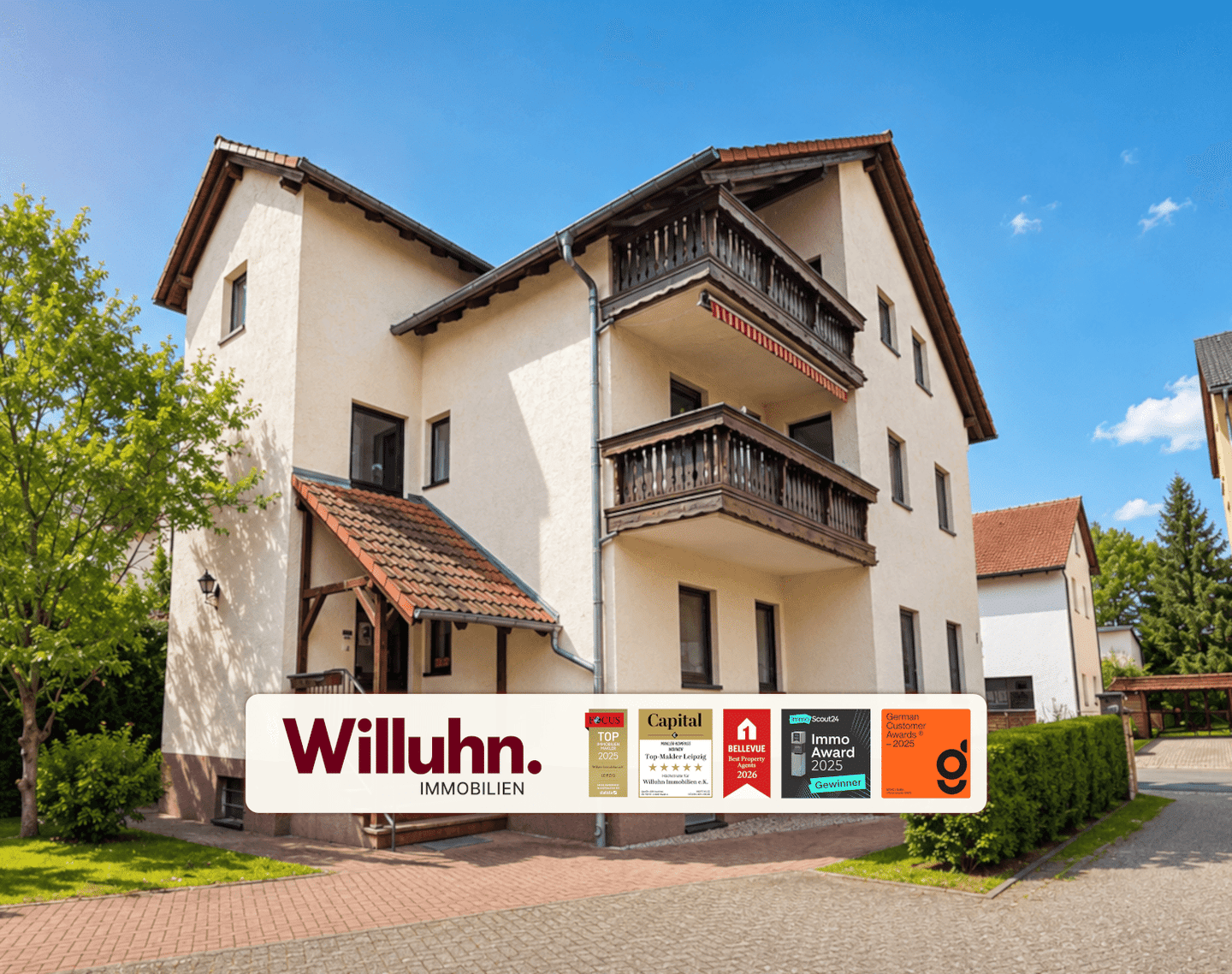 Wohnen mit Hauscharakter! | Kamin, Gartenanteil & Garage, 4288 Leipzig (Holzhausen Liebertwolkwitz)