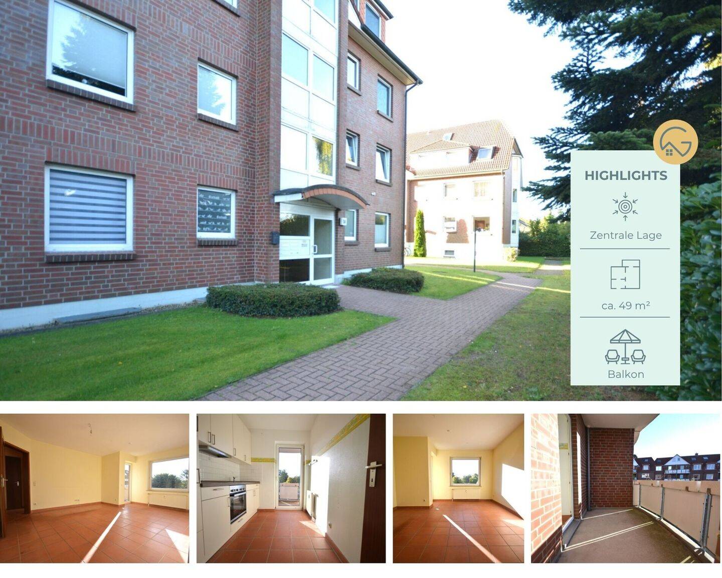 2-Zimmer Wohnung zum Wohlfühlen – mit Balkon & TG-Stellplatz in Tostedt!, 21255 Tostedt
