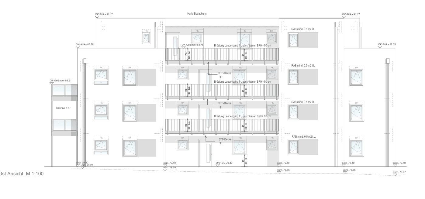Neubau von 14 öffentlich geförderten Wohnungen mit Balkon, 45739 Oer-Erkenschwick