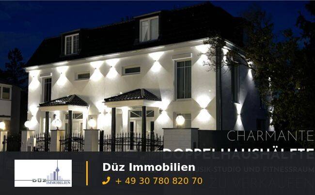 Charmante Doppelhaushälfte mit Musik-Studio und Fitnessraum zu verkaufen, 12357 Berlin (Neukölln Buckow Rudow)