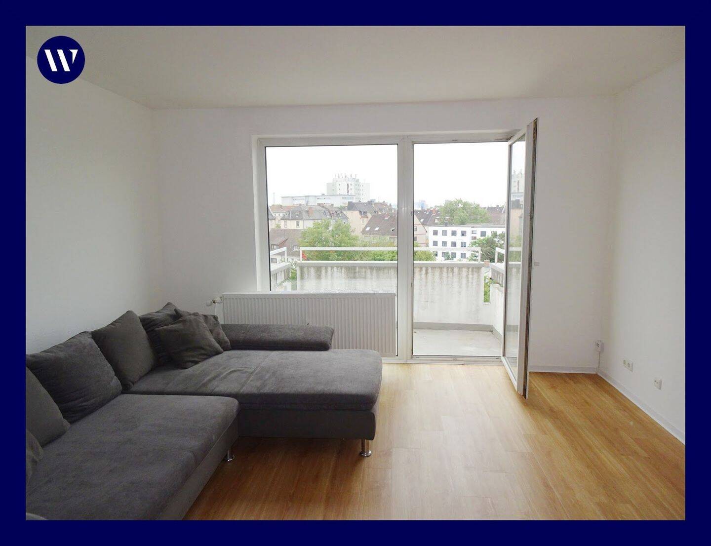 Mit herrlichen Aussichten…. 2 ZW mit Skyline-Blick vom Balkon, Aufzug, Einbauküche, Außenstellplatz, 65933 Frankfurt am Main (Griesheim)
