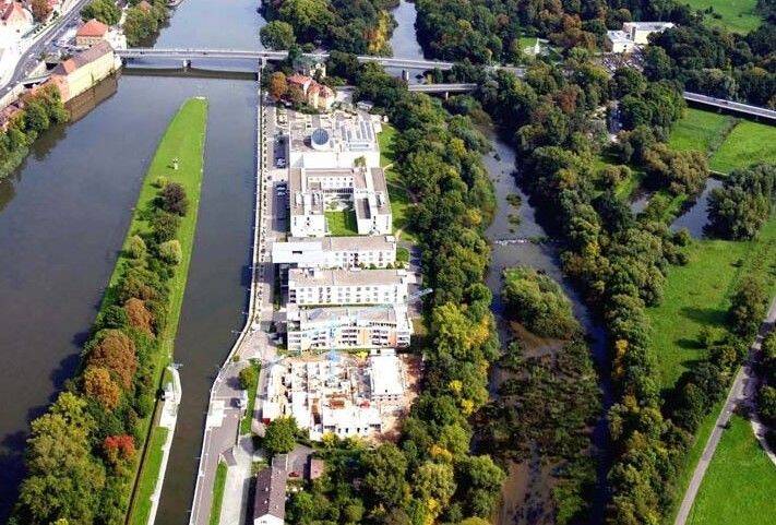Exklusive 127 m² Wohnung auf der Maininsel – 4 Balkone, Mainblick, TG-Stellplatz, 97424 Schweinfurt