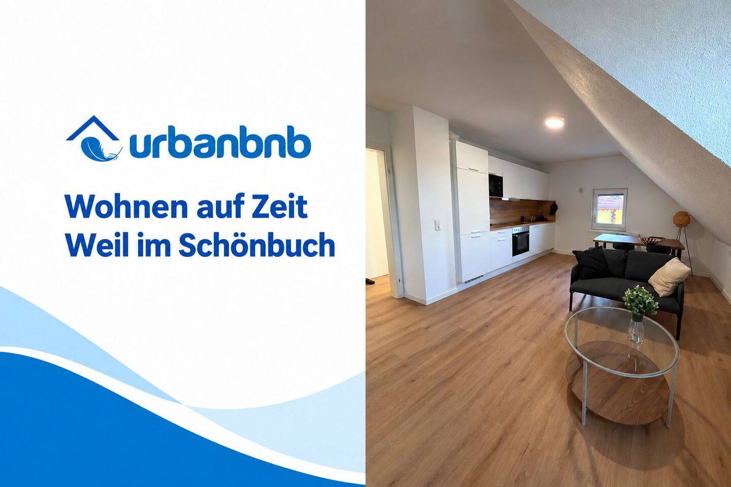 Wohnen auf Zeit in Weil im Schönbuch bei Böblingen – 2,5-Zimmerwohnung ab 1 Monat, 71093 Weil im Schönbuch