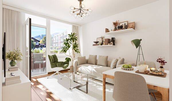 Alpenpanorama inklusive – charmante 2-Zimmer-Wohnung mit Bergblick, 87459 Pfronten