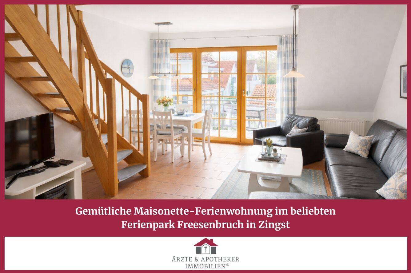 Gemütliche Maisonette-Ferienwohnung im beliebten Ferienpark Freesenbruch in Zingst!, 18374 Zingst