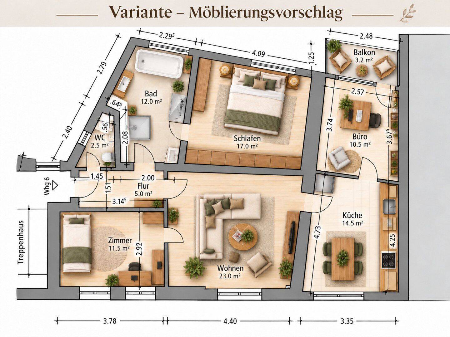 Erstbezug nach Sanierung | 3 Schlafzimmer, Balkon & Einbauschrank in Solingen-Ohligs, 42697 Solingen (Merscheid Ohligs-Aufderhöhe)