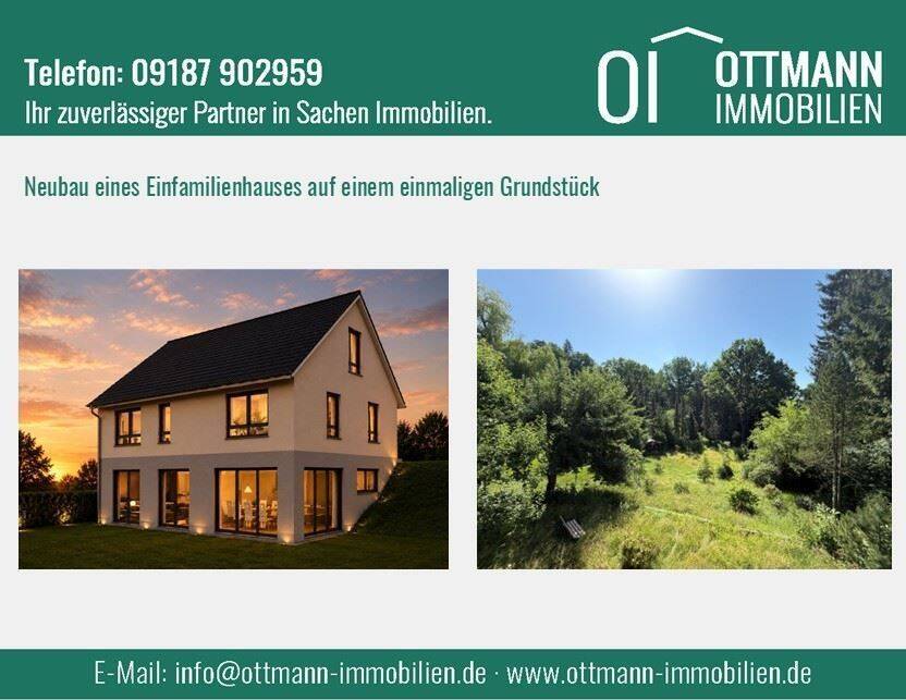 Einmalig TRAUMHAFTES Grundstück – NEUBAU eines Einfamilienhauses, 90518 Altdorf b. Nürnberg