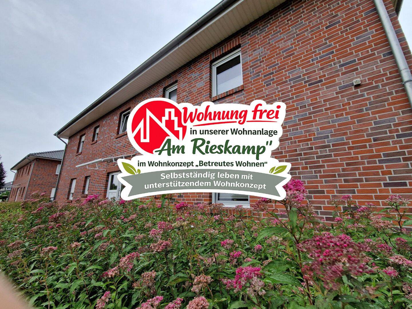 Generation 50+: Schöne & helle Oberwohnung für älter Menschen (2-Zimmer) mit Balkon!, 26197 Großenkneten