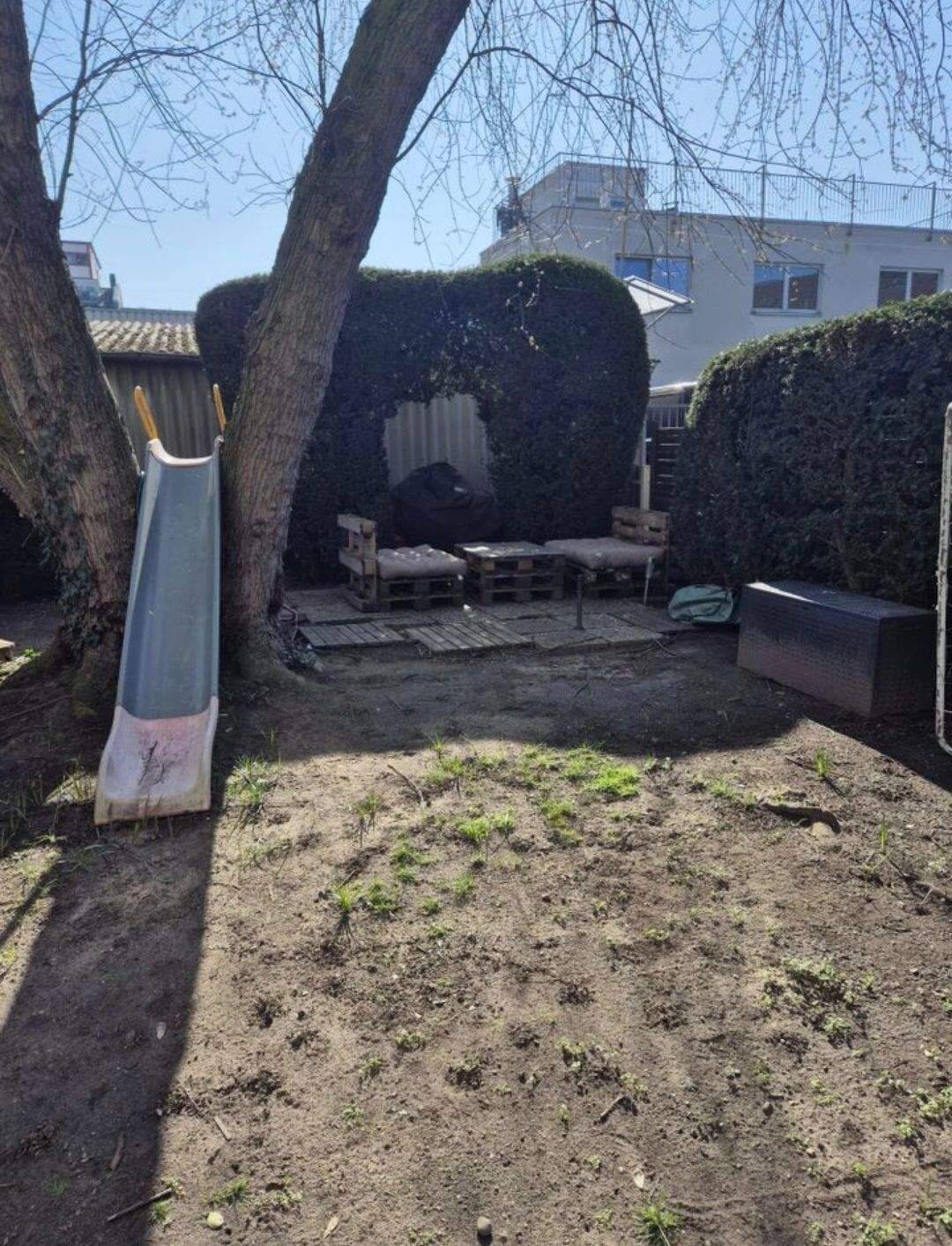 3 ZW RARITÄT GROSSER GARTEN BALKON WANNENBAD EBK RUHIGE LAGE NIEDERRAD GRÜNTHERSTR NÄHE UNI KLINIK ROSSMANN EIFLER REWE PENNY DFB FLUGHAFENBUS S BAHN, 60528 Frankfurt am Main (Niederrad Sachsenhausen Schwanheim)