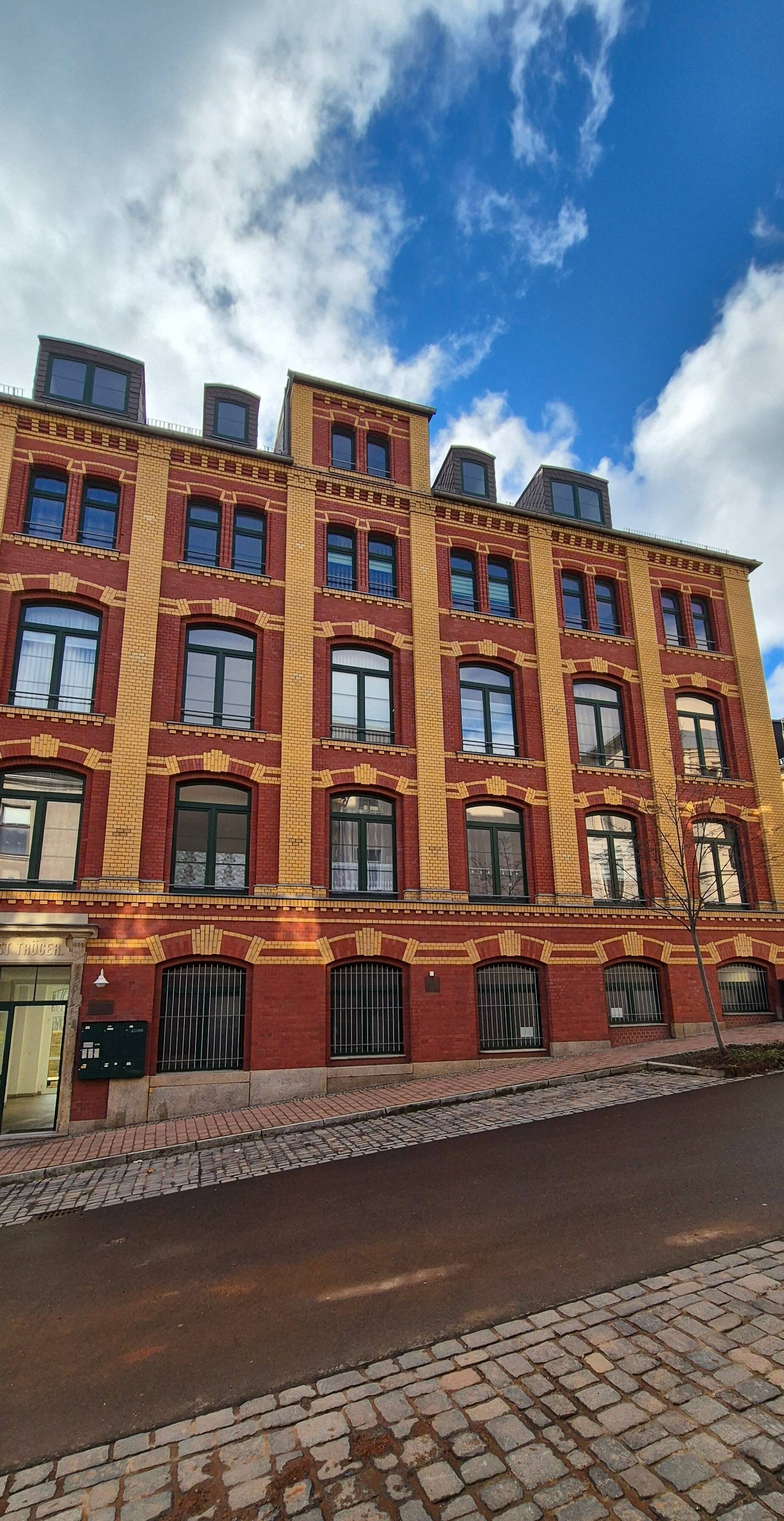 3-Zimmer-Wohnung mit Garten im Ernst Tröger Contor – Plauen Stadtmitte –, 8523 Plauen