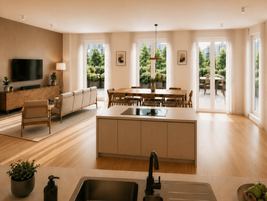 helle 4-Zimmer Neubau-Wohnung in der Villinger Südstadt, gr. Balkon, natur- und stadtnah, KfW 40 QNG, 78050 Villingen-Schwenningen