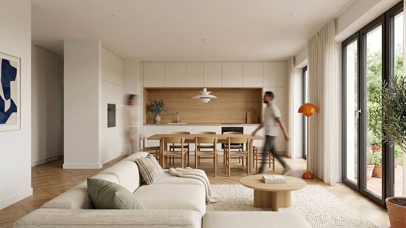 Wohnen auf einer Ebene – 4-Zimmer-Gartenwohnung in der Südweststadt, 76137 Karlsruhe