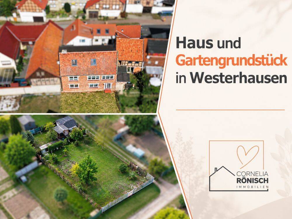 Unscheinbar von außen – viel Haus + 540 m² Gartengrundstück mit Gartenhaus!, 6502 Thale