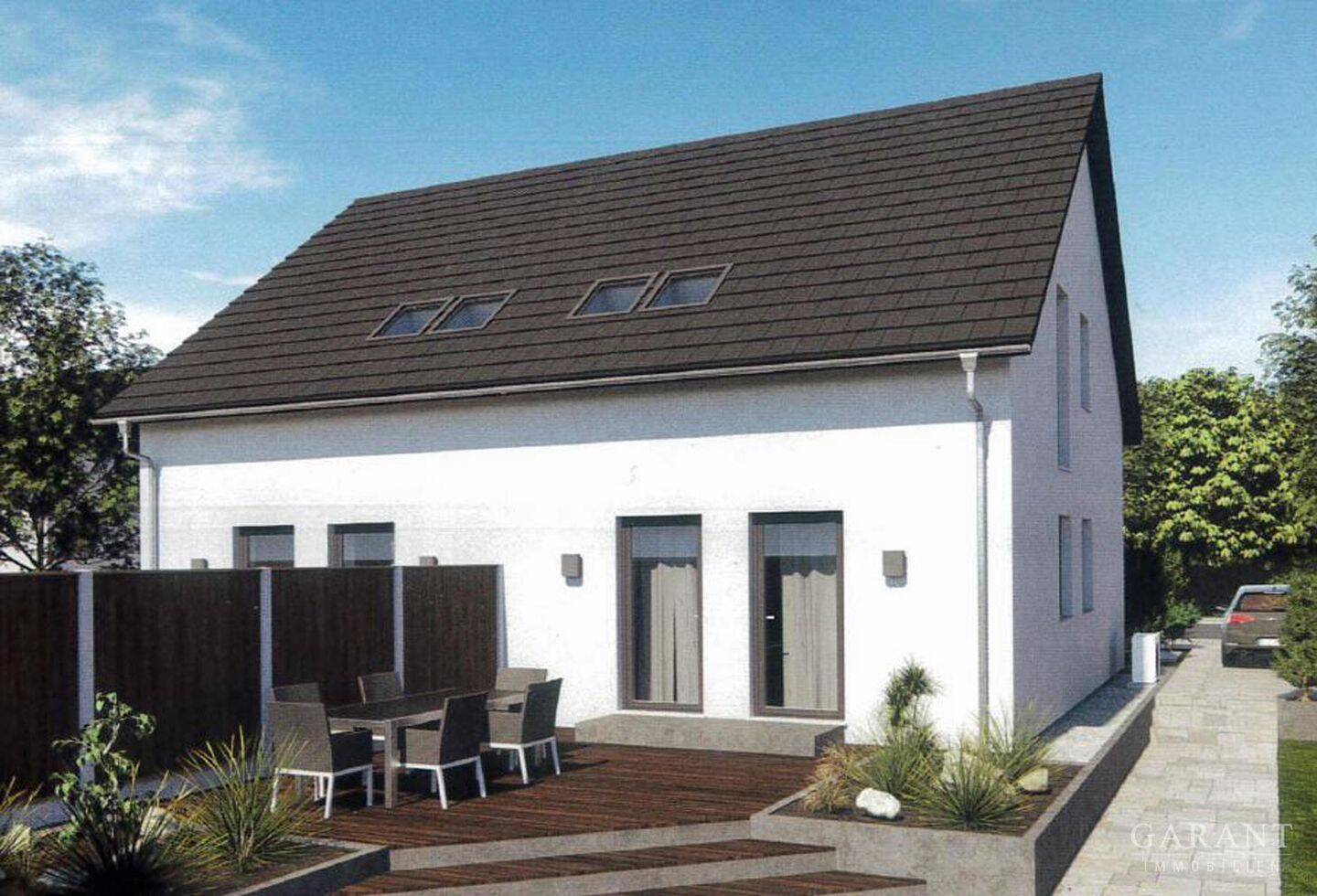 * Chance für 2 Baupartner * Komplettes Doppelhaus * Noch beide Hausseiten frei *, 72379 Hechingen