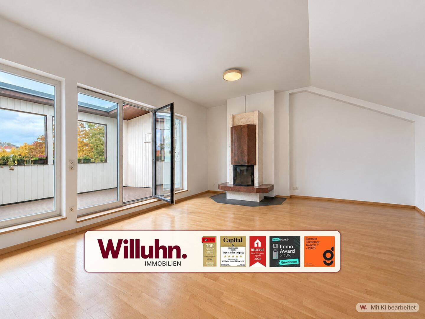 Ihr Zuhause mit Kamin | Loggia | Aufzug in die Wohnung | Abstellkammer, 4103 Leipzig (Zentrum Zentrum-Ost Zentrum-Südost)