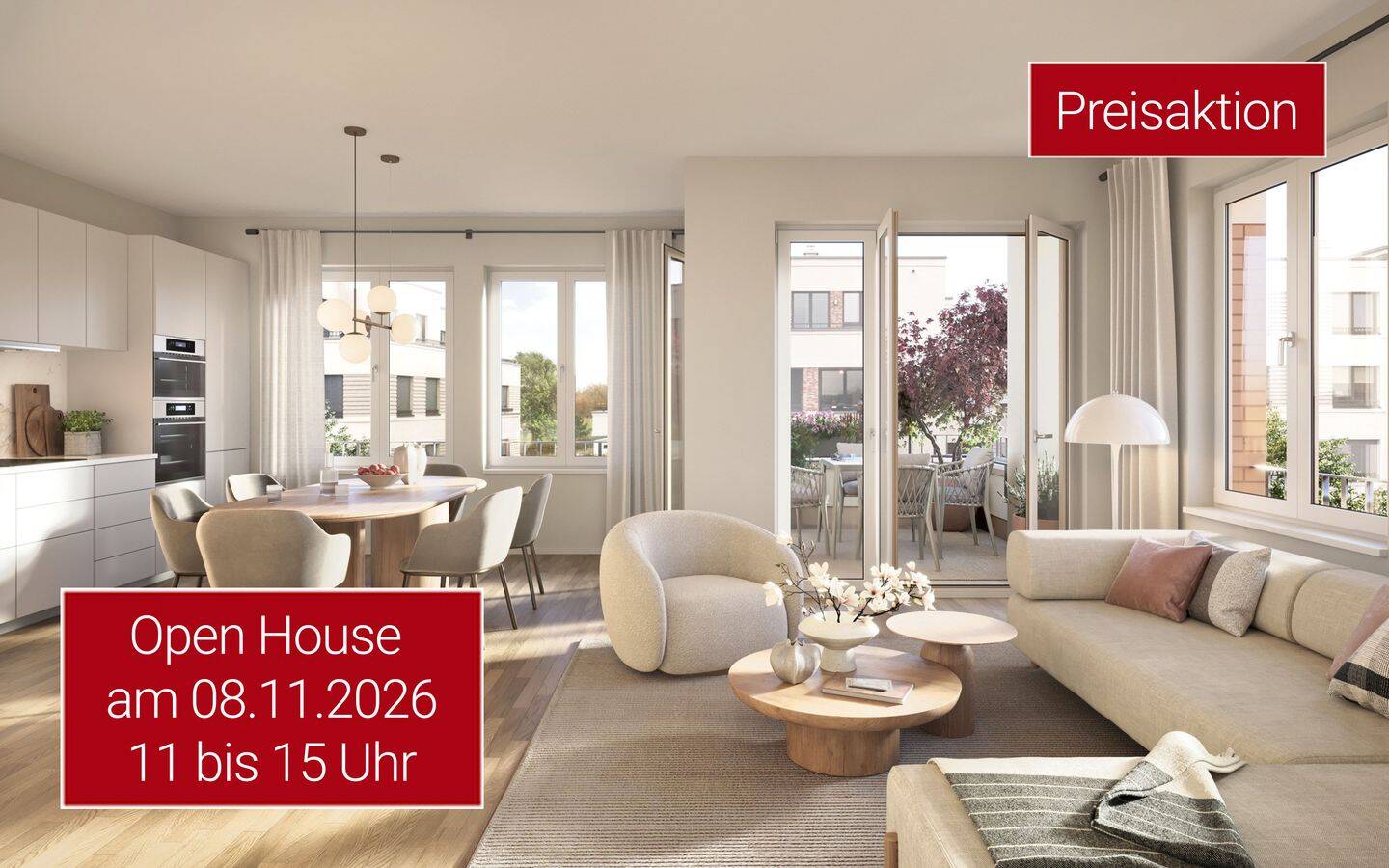 Preisaktion bis 31.10.2026 – Exklusiver Neubau mit 111 m² Privatgarten in den Parkvillen Potsdam, 14469 Potsdam
