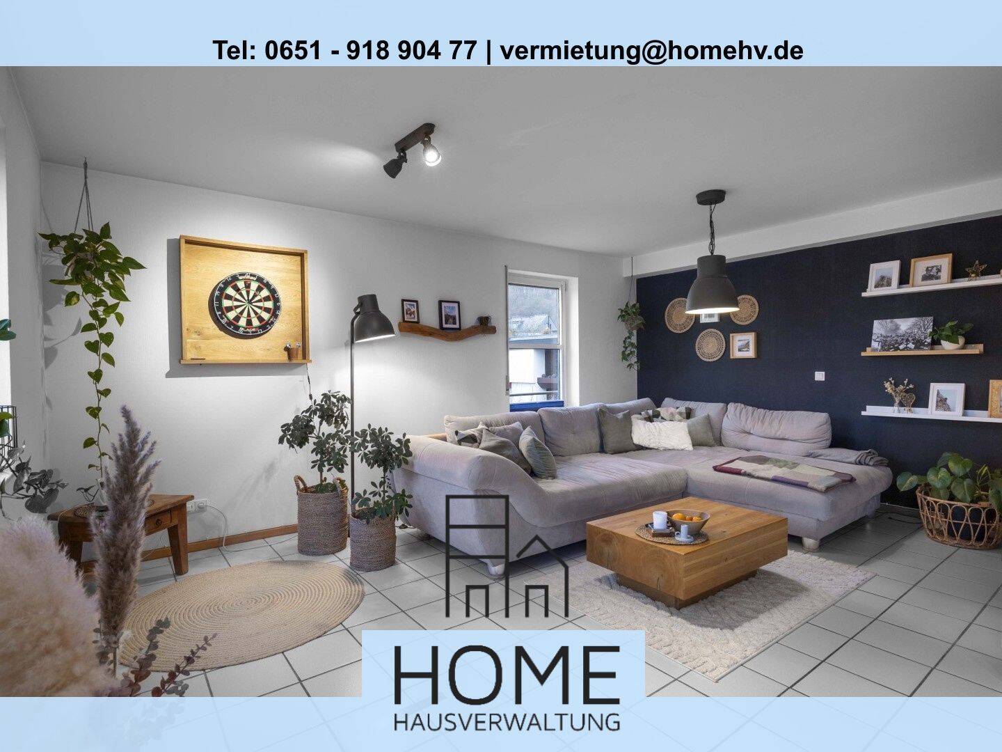 Testobjekt_Lichtdurchflutete 4 ZKB-Wohnung mit sonnigen Balkon, 54574 Birresborn