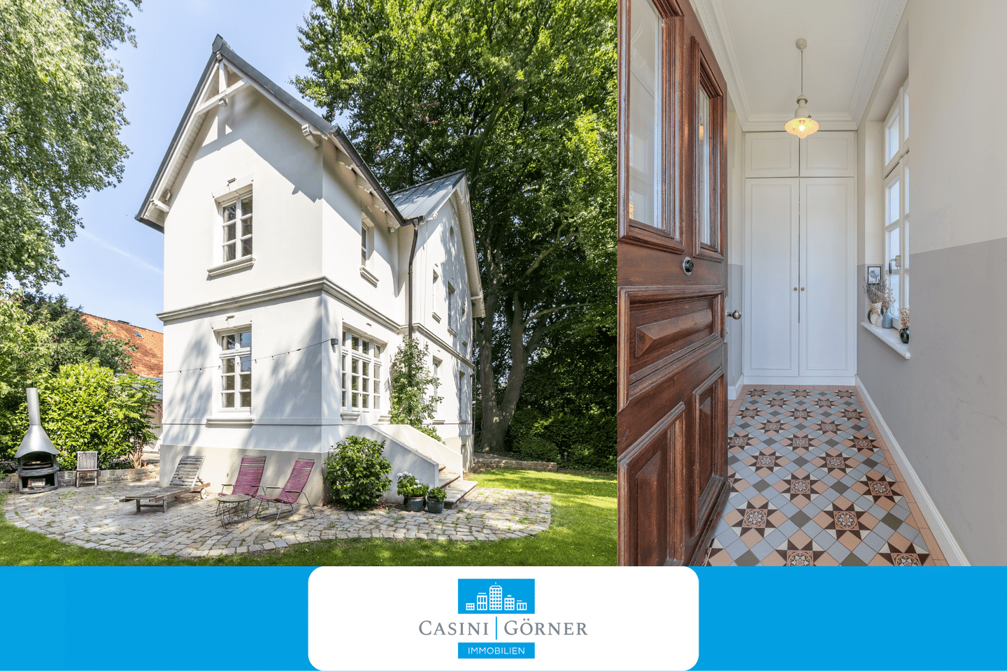 Historischer Charme trifft Familienleben: modernisierte Altbauvilla von 1905 in idyllischer Umgebung, 22607 Hamburg (Altona Bahrenfeld Groß Flottbek Nienstedten Othmarschen)