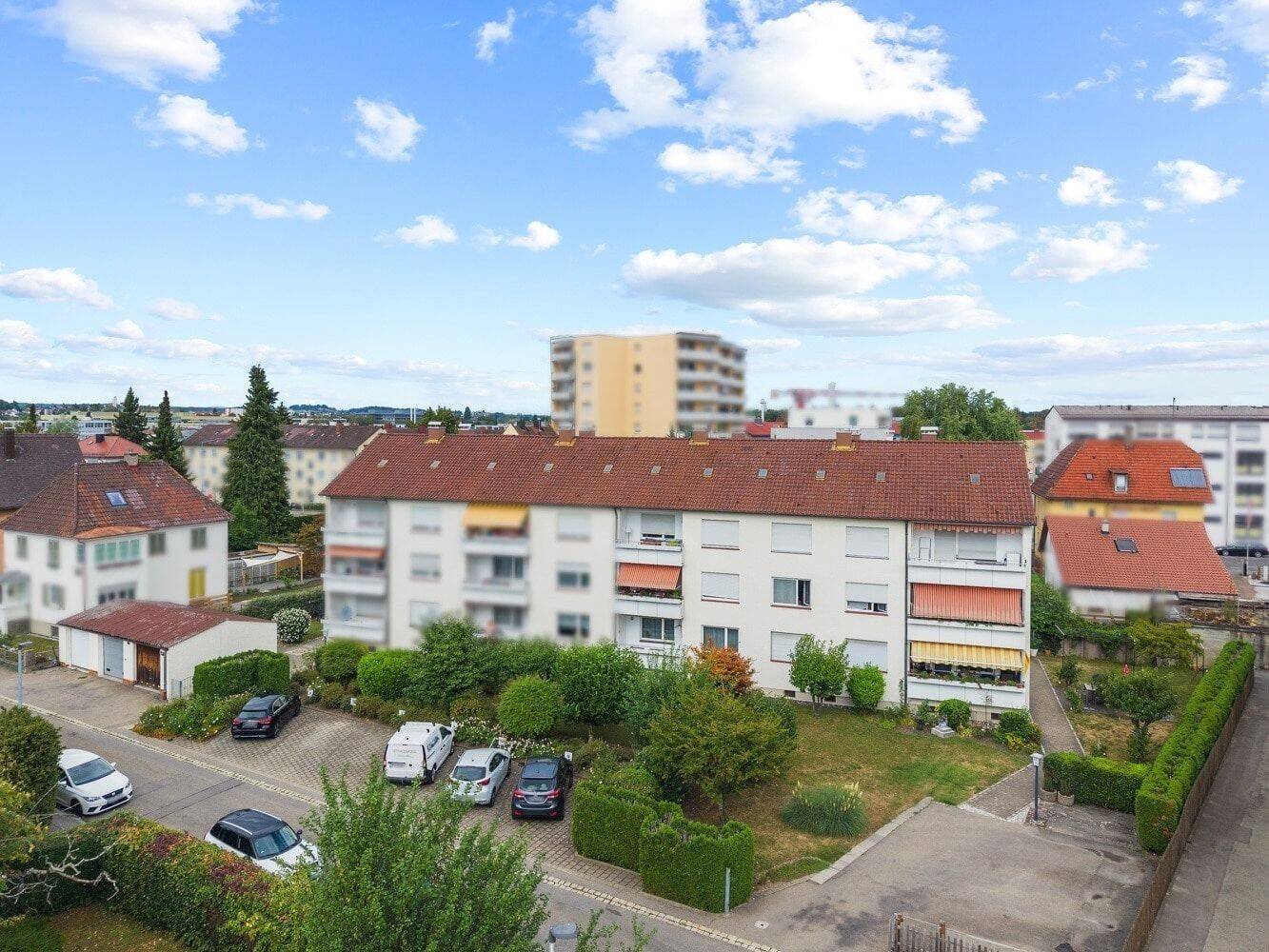 Sofort bezugsfrei, 2 Zimmer, 1 Küche, 3 Abstellräume, 1 Außenstellplatz – nur 600 m zu Rolls-Royce, 88045 Friedrichshafen