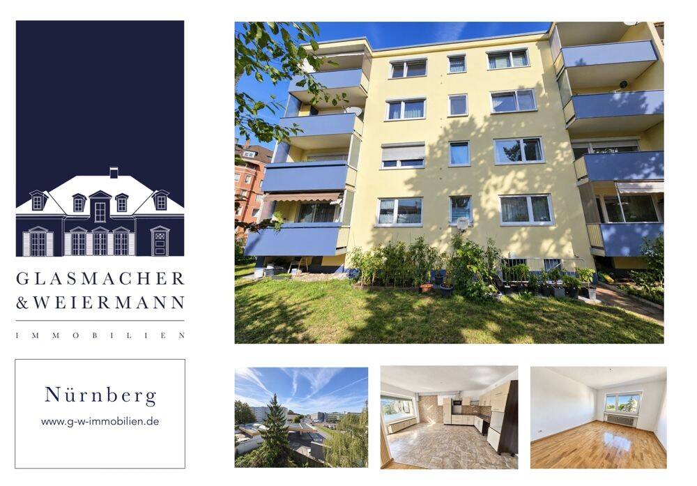 Licht, Raum & Lebensqualität – Großzügige 4-Zimmer-Wohnung mit Balkon, 90408 Nürnberg (Großreuth h. d. Veste Gärten h. d. Veste Maxfeld Nordbahnhof Sankt Johannis)