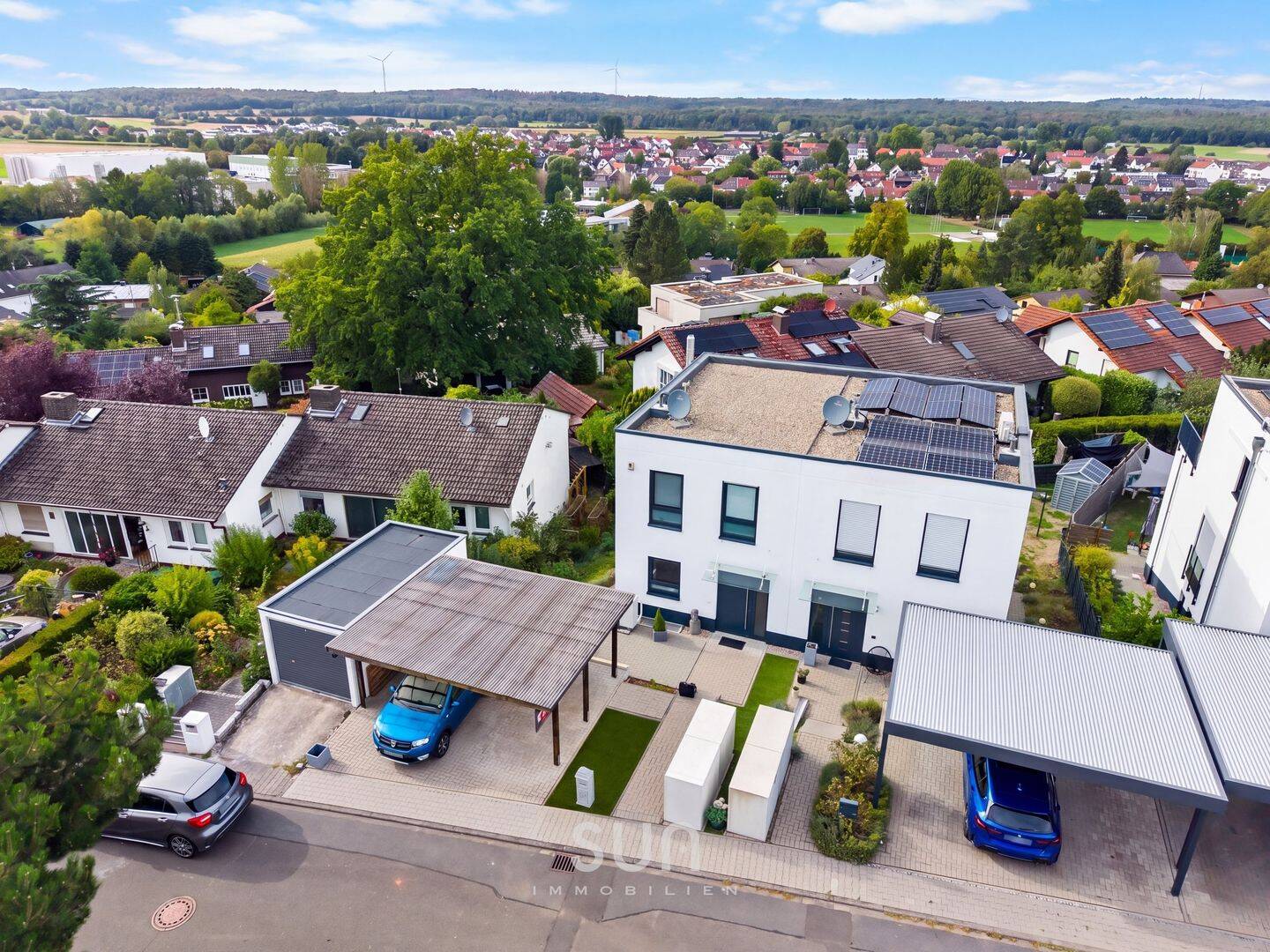 2020ER-NEUBAU AM STETTERITZER HANG – Direkter Feldblick in Ihrer modernen DHH!, 64380 Roßdorf