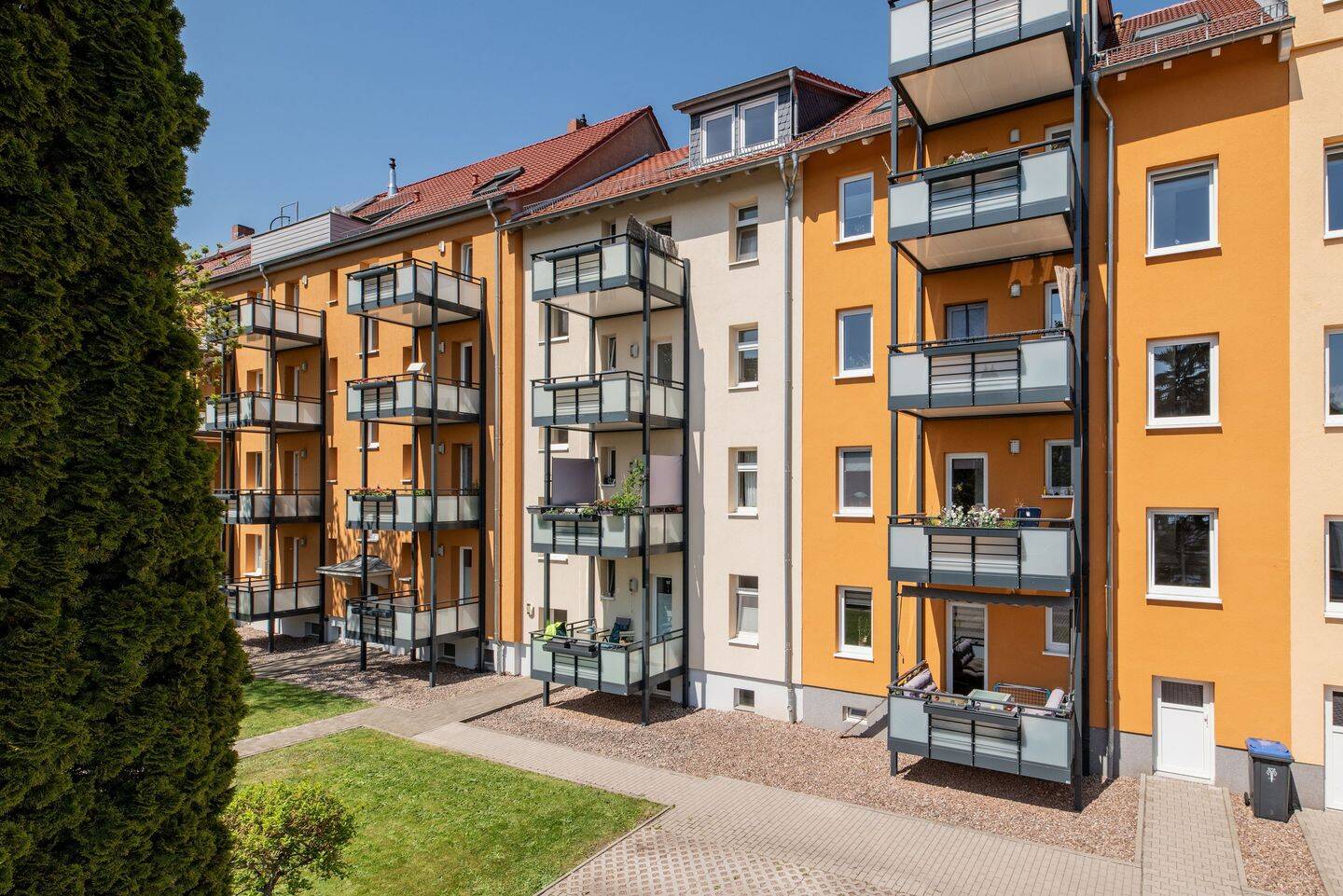 Sonnige 3-Zimmer-Wohnung mit großem Südbalkon in energetisch saniertem Wohnhaus, 99817 Eisenach