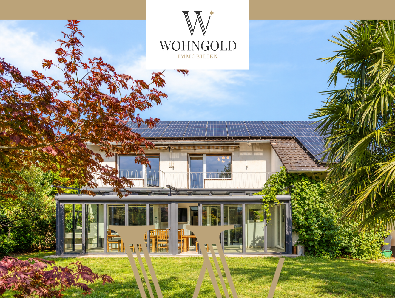 Widdersdorf: Großzügiges Wohnen mit Charakter – freistehendes EFH mit Wintergarten + Kamin, 50859 Köln (Lindenthal Lövenich Weiden Widdersdorf)