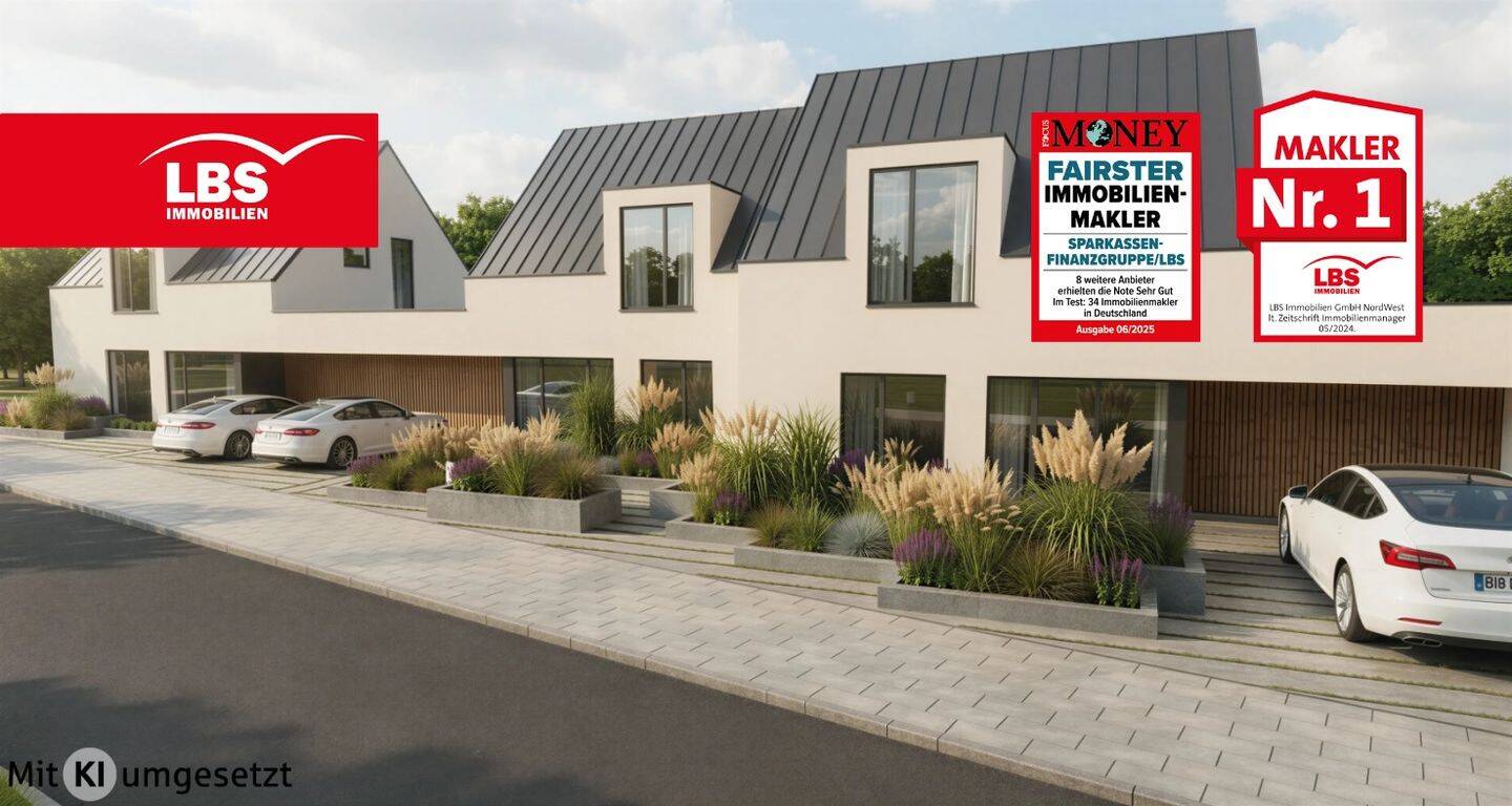 Viersen Dülken: Doppelhaushälfte mit Garage, Garten, PV-Anlage, Wärmepumpe, 41747 Viersen