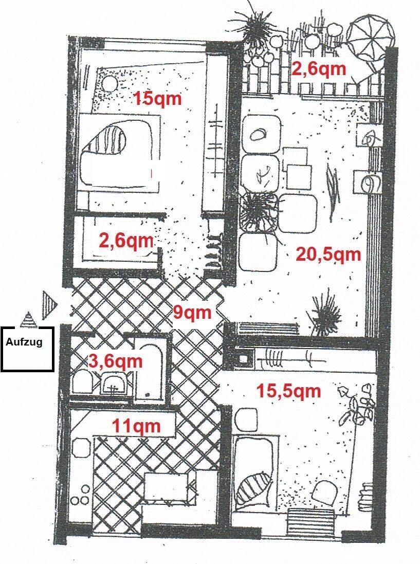 In Heilbronn: Gepflegte Wohnung mit dreieinhalb Zimmern und Balkon, 74080 Heilbronn (Böckingen)