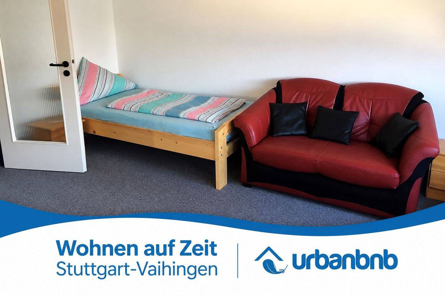 Möblierte 1-Zimmerwohnung in Stuttgart-Vaihingen nahe Universität, 70563 Stuttgart (Vaihingen)