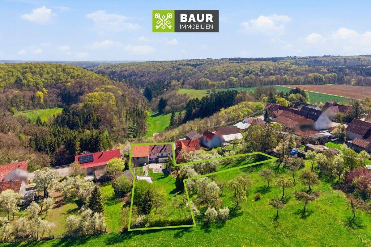 Über 2.400 m² Grundstück bei Ehingen – Haus mit Scheune, 89584 Ehingen (Donau)