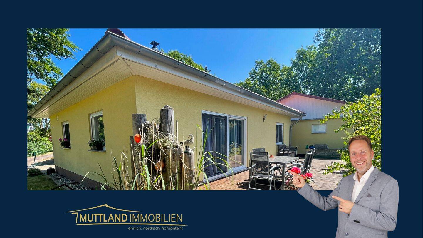 Eingebettet zwischen Bodden und Wald – traumhafter Bungalow mit Gästehaus, 18356 Fuhlendorf