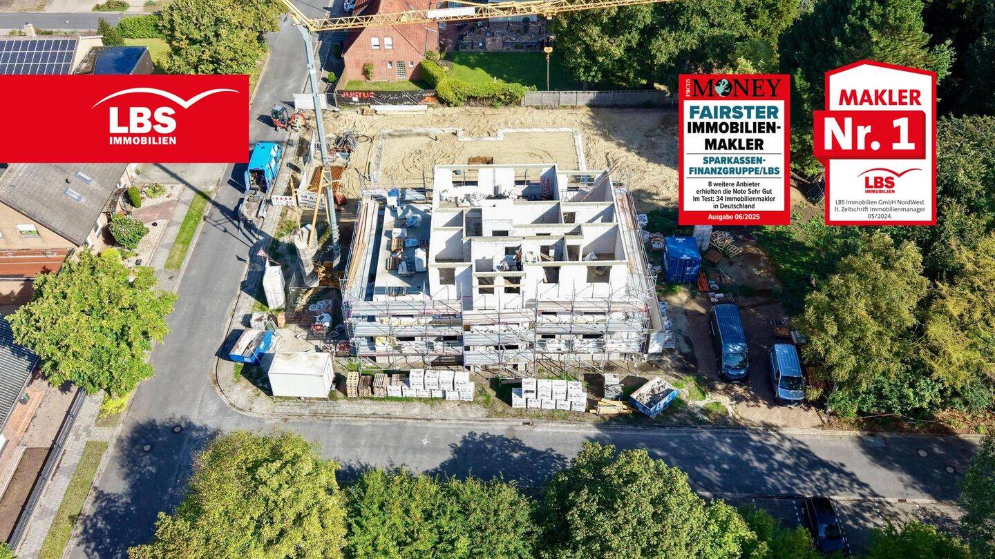 Neubau | Obergeschosswohnung | KfW-40 | Ohne Käufercourtage, 26871 Papenburg