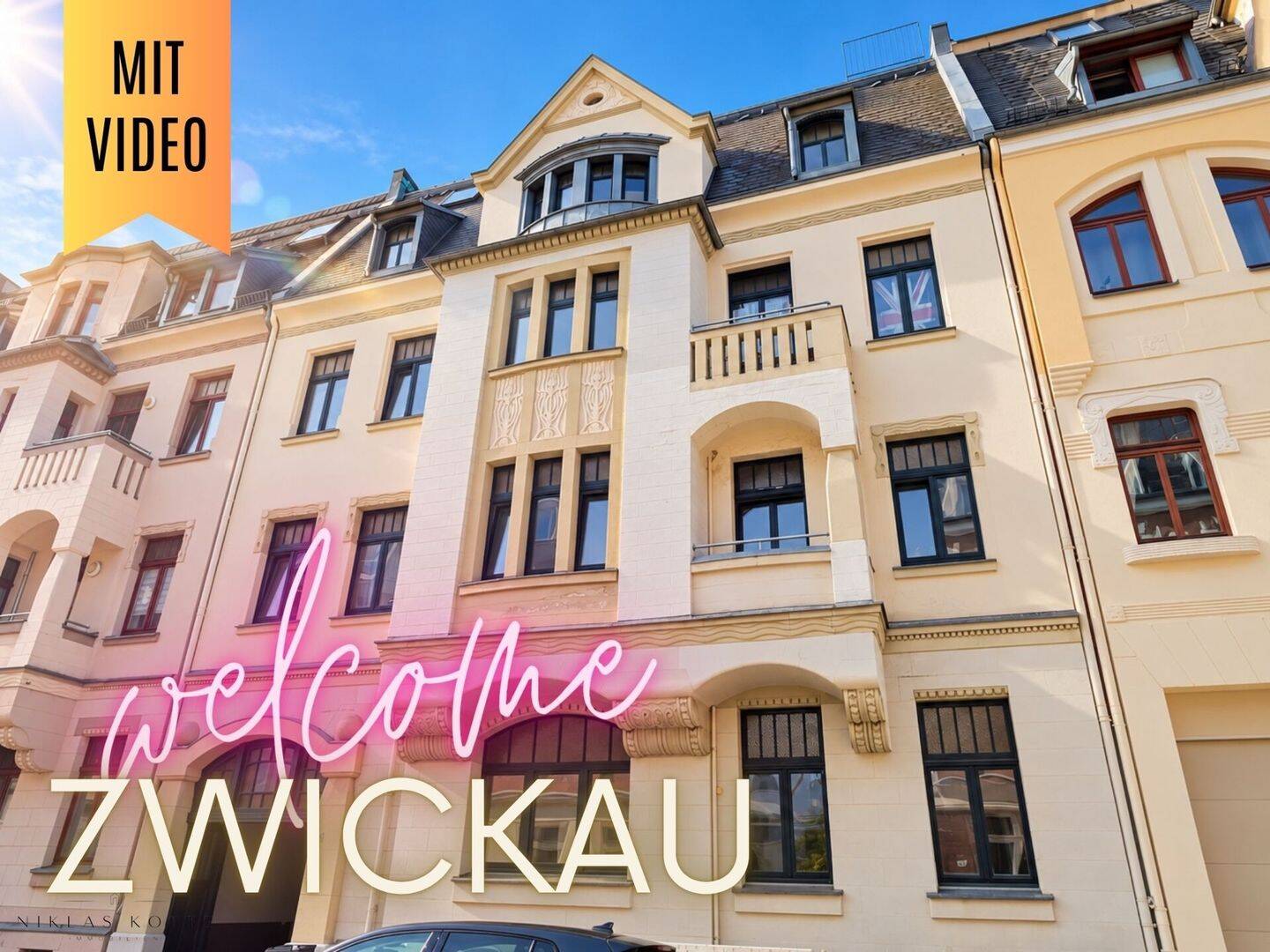 ++ schicke 2-Raum-Wohnung zum Verlieben: 77,5 m² Maisonette, Einbauküche, Stellplatz ++, 8058 Zwickau