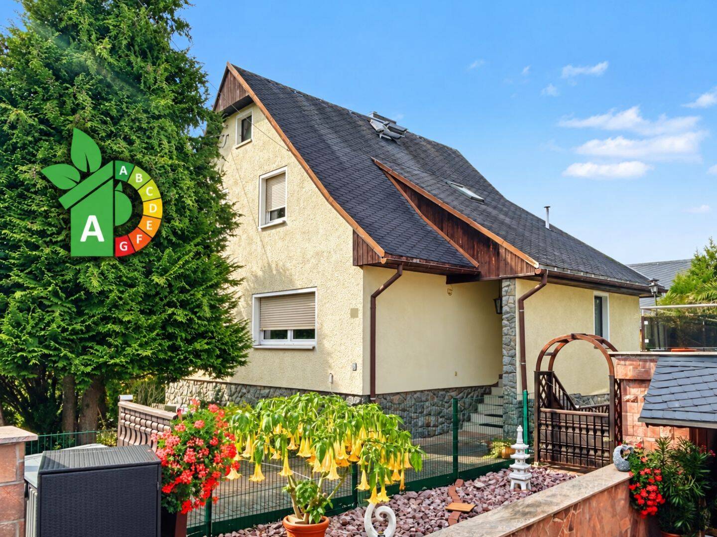 Modernes Einfamilienhaus mit Erdwärmetechnik in gefragter Wohnlage von Hohndorf, 9394 Hohndorf