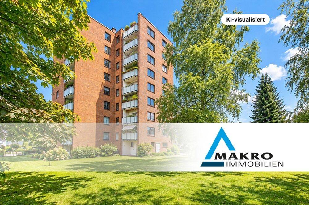 3D VIRTUAL TOUR – 3-Zimmerwohnung mit Südwest-Balkon & Weitblick in Pinneberg, 25421 Pinneberg