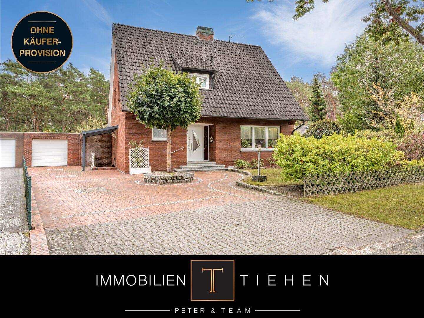 Wo der Garten auf den Wald trifft: Einfamilienhaus auf 1.113 m² Eigentumsgrundstück in Meppen-Hüntel, 49716 Meppen
