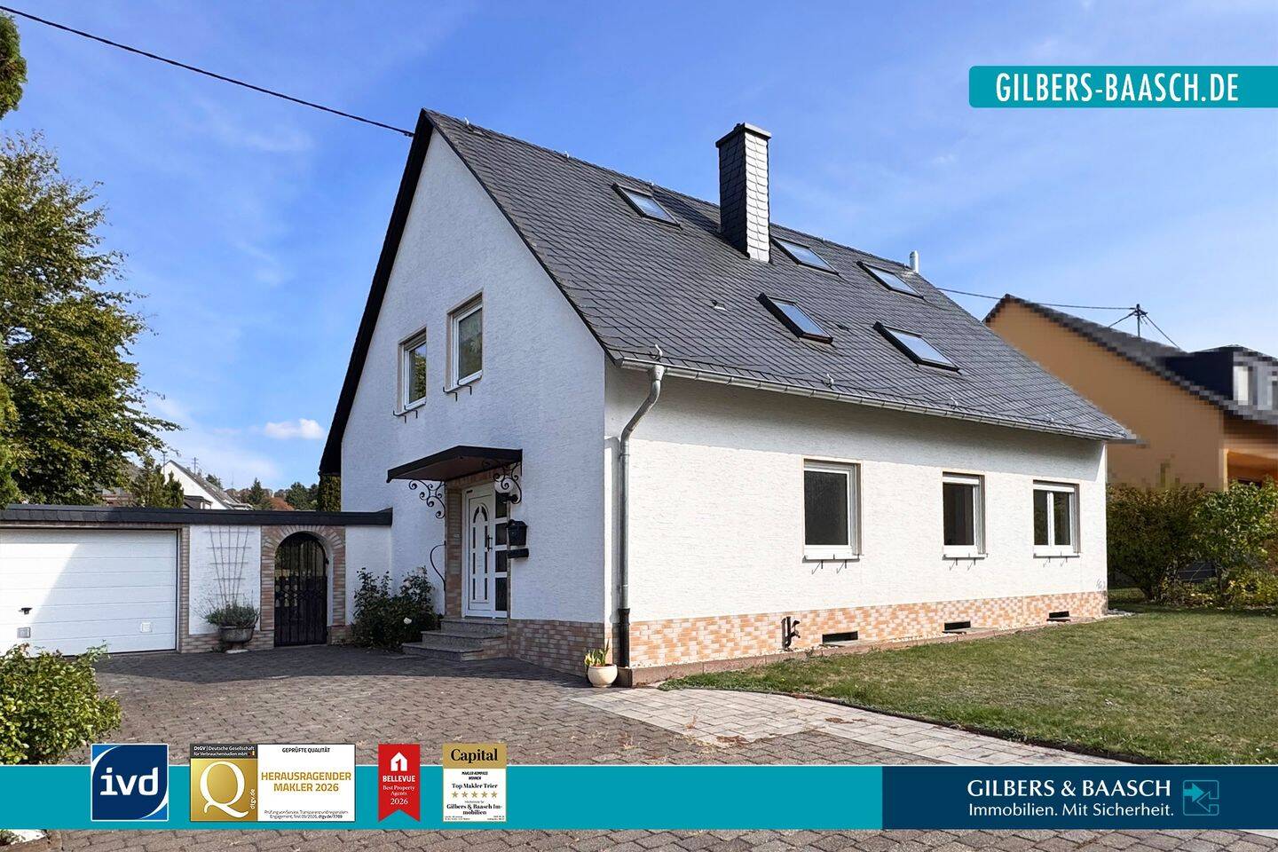Trier-Tarforst: freistehendes Haus mit Garten, Garage und Loggia in TOP Zustand, 54296 Trier